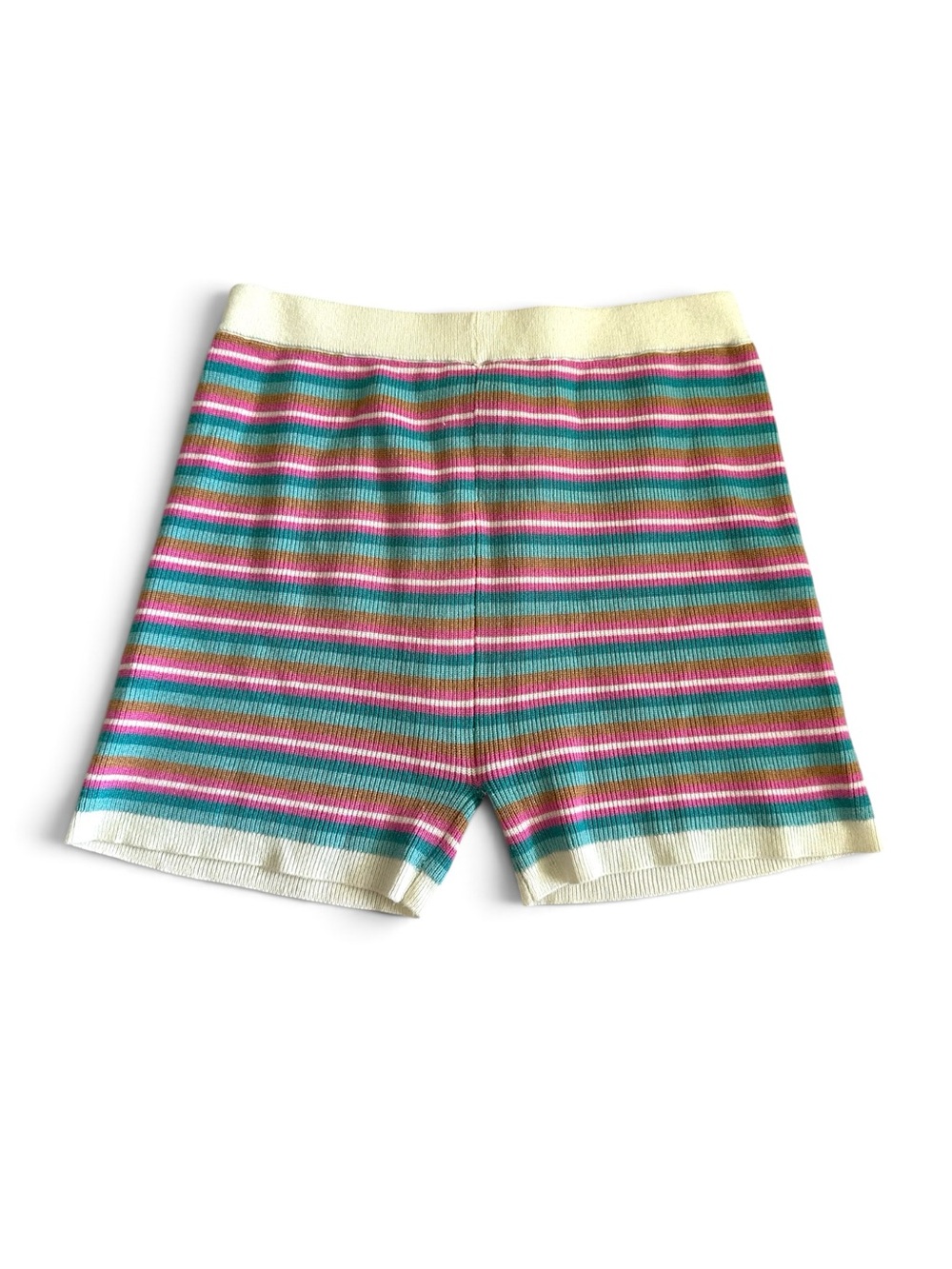 Finding Foxtale Stripe Rib Knit Shorts